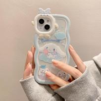 Taikoma Apple 14 Bangų Monstro Apyrankė Mobiliojo Telefono Dėklas IPhone 15 Yugui Šuo 13 Stovas Apsauginis Dėklas Naujas Modelis Apple 12/12PRO