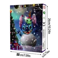 Piece One Lufis 24 dienų Kalėdų advento kalendorius Anime PVC Dovanos Dekoracija Stitch