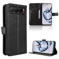 Atverčiamas dėklas ZTE nubia Air, pagamintas iš PU odos, pilnos apsaugos telefono dėklas [RFID blokavimas], apsauginiai dėklai for ZTE nubia Air juoda