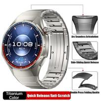 Prabangus titano dirželis be tarpų Huawei Watch GT 6 Pro metalinis apyrankė Huawei Watch GT6 Pro specializuotas laikrodžio dirželis Huawei Watch GT 6 Pro