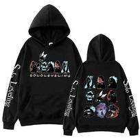Anime Gift Solo-Leveling Hoodie Harajuku Hip Hop Pullover Tops Sweatshirt Casual and Fashionable Suitable for Autumn and Winter XS juoda