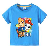 Paw Patrol Vaikų Vasariniai Drabužiai Berniukų Marškinėliai Vaikams Vienspalviai Laisvi Marškinėliai Viršūnės Mergaitėms Apvalus Kaklas Animacinių Filmų Marškinėliai 110