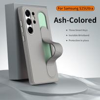 Samsung S25FE/S25Ultra/S25Plus Silikoninis Apsauginis Telefono Dėklas su Išmaniuoju Mygtuku ir Riešo Juostele Samsung S23 Ultra (with Case)
