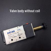 4V210-08 Solenoidinis oro vožtuvas: Dviejų padėčių, penkių krypčių, AC220V/DC24V tik korpuso spalva