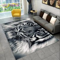 3D Leopardo Gepardo Tigro Liūto Vilko Plotinis Kilimas, Kilimas Svetainei Miegamajam Sofa Durų Kilimėlis Dekoravimui, Virtuvės Neslystantis Grindų Kilimėlis 40x60cm(15x23in)