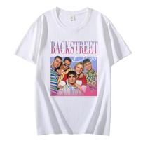 Juokingi Backstreet Boys marškinėliai Unisex 90-ųjų vintage marškinėliai Berniukų grupės vyriški moteriški Throwback duoklės marškinėliai Hip Hop gatvės apranga S