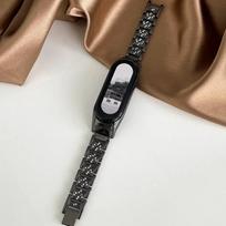 Metal Strap For Xiaomi Mi Band 9 8 7 6 5 4 3 Wristband Luxury Glitter Full Diamond Stainless Steel Bracelet Watch Bands Supplies For Mi Band 3 juoda
