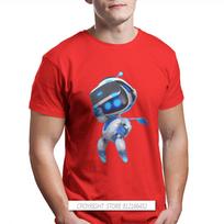 Astrobot Mados Marškinėliai Astro Žaidimų Kambarys Bot CPU Aikštė Žaidimas Vyriškas Stilius Grynos Medvilnės Viršutiniai Marškinėliai Apvalia Kaklo Išmieros S