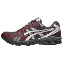 ASICS Gel Kayano 14 amortizuojantys palaikantys kasdieniai bėgimo bateliai Unisex pilki raudoni sportbačiai 1203A537-022 39.5