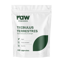 RAW POWDERS GULSČIOJI RAGUŽĖ (TRIBULUS TERRESTRIS) 600 mg, 120 kapsulių
