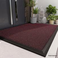 Lauko neslystantis elastingas durų kilimėlis vilos įėjimui 50x80cm kiniška raudona spalva