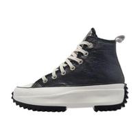 Converse Run Star Hike Oda Karvės oda Patogūs ir universalūs aukštakulniai laisvalaikio batai Unisex ir vyriški, moteriški Juodi 35.5 black