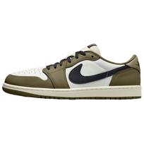 Air Jordan 1 Retro Low OG Medium Olive Vyriški sportbačiai Ruda Juoda-Summit-Balta-Sail HQ6998-200 44
