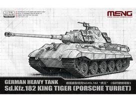 Meng Model - German Heavy Tank Sd.Kfz. 182 King Tiger (Porsche Turret), 1/72, 72-010
