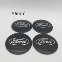 Automobilio lipdukas Ford 4 vnt. 3D for ford 56mm 60mm 65mm Automobilio emblema Ratlankio centrinis dangtelis Lipdukai apdailai automobiliui Priedai
