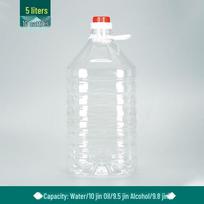 Transparent Edible Plastic Oil & Wine Barrel/Bottle/Pot Set