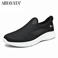 Vyriški Loafers Lengvi vaikščiojimo batai Kvėpuojantys vasariniai Patogūs laisvalaikio batai Vyriški sportbačiai plius pora sportbačiai 36 juoda
