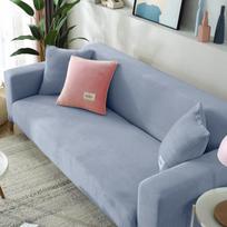 Aksominis pliušinis sofos užvalkalas Elastinis storas tamprus fotelis sofos užvalkalas Kampiniai sofos užvalkalai svetainei L formos 1/2/3/4 vietų 1-Seater 90-140cm