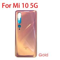 Xiaomi Mi 10 5G galinis dangtelis Mi10 galinio stiklo durelių korpuso pakeitimas su klijais auksinė