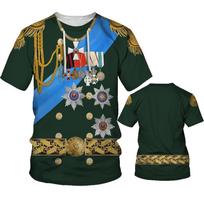 Vasaros vyriški kapitono drabužiai marškinėliai Juokingi Cosplay Nauji Crewneck trumpomis rankovėmis vyriški piloto uniforma 3d marginti drabužiai 3XL
