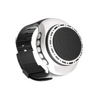 U6 spalvingas veikiantis LED kietas riešo buetooth laikrodis garsiakalbis sporto muzika FM radijo palaikymas 8GB 16GB TF kortelė PK B20 B90 U3 sidabras