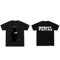 Raperio Brent Faiyaz Hip Hop Mados Marškinėliai Unisex Retro Mados Dydeli Marškinėliai Unisex Laisvalaikio 100% Medvilnės Viršutiniai Marškinėliai Streetwear L