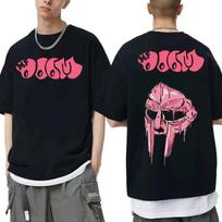 Dainininkė Mf Doom Madlib Madvillain Dvipusiai grafiniai marškinėliai Unisex laisvi hip-hop marškinėliai Unisex moteriški vilnos medvilniniai marškinėliai L