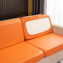 Naujas Produktas PU Odos Sofos Pagalvės Užvalkalas Vienspalvis Sofos Užvalkalas Keturis Sezonus Vandeniui Atsparus Sofos Užtiesalas Kėdės Sofos Užvalkalas Seat Length 50-65cm