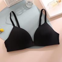 Besiūlė liemenėlė, skirta moteriškai minkšta liemenėlė be vielos Sexy Brallete, didelio dydžio apatinis trikotažas 40/90C(4 rows  3 hooks) smėlis