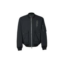 Jordan Zion Flight Embroidered Letter Bomber Cotton Jacket Men Outerwear Black DJ5868-010 XL