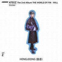 ATEEZ The 2nd Album WORLD EP.FIN WILL Photocard Sticker Z ver. KPOP K-POP Hongjoong - Sticker