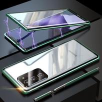 Metalinis magnetinis skaidrus dėklas „Samsung Galaxy Note 20 Ultra S21 Plus S20 FE“ telefono dėklui, ekrano apsaugai, smūgiams atspariam pagrindui For Note 20 Ultra