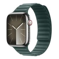 Magnetinė kilpa, skirta Apple Watch Ultra Band 49mm 44mm 40mm 42mm 45mm 41mm 38mm Originali apyrankė Apple Watch 7 8 9 6 SE 5 43 38MM 40MM 41MM tamsiai žalia spalva