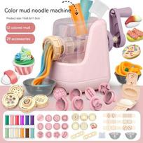 Plastilino formavimo molio modeliavimas spalvotų molinių makaronų tortų rinkinys Formavimo molio lavinamieji žaislai berniukams mergaitėms Dovana