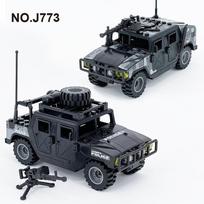 Antrojo pasaulinio karo karinis Humvee H1 2 režimai šarvuotos transporto priemonės armijos automobilis statybiniai blokai plytos klasikinio modelio figūrėlė Moc žaislai berniukams vaikams dovana