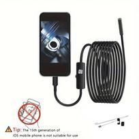 Endoskopinė kamera iPhone automobiliams Endoskopinė vandeniui atspari 8 šviesos diodų Borescope automobilio variklio patikra iPhone 3m