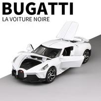 1/32 Bugatti La Voiture Noire Juodasis Drakonas Superautomobilis Žaislas Lydinio Automobilis Diecastai ir Žaislinės Transporto Priemonės Automobilio Modelis Automobiliniai Žaislai Vaikams balta