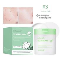 Giliai drėkinkite odą su mūsų balinančiu veido toniku ir šviesinančiais vatos diskeliais #3Teatree Pad white