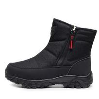 Vyriški žieminiai, šilti sniego batai, neslystantys vandeniui atsparūs kulkšnies batai su užtrauktuku dirbtinio kailio pamušalu. 39