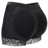 Fake Ass Paminkštintas užpakalis Lifter Kelnaitės Paminkštinimas Trumpos kelnės Booty Hip Enhancer Pads Apatinio trikotažo formuotojas XXXL juoda