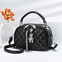 „Lingge Crossbody“ mažas krepšys Naujas mados mažas kvapnus grandinės krepšys moteriškas „Crossbody“ rankinės mini krepšys ant peties 18x8x12 juoda