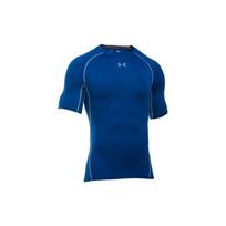 Under Armour Training Compression Short Sleeve Fitness Shirt Men tops Blue 1257468-400 M blue