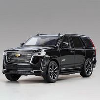 Nauja 1:24 Cadillac metalinis liejinys modelis 5 durys atidaromos garsas ir šviesa amortizacija atsitraukiantis dekoratyvinis automobilis vaikiškas žaislas berniuko kolekcija juoda