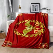 Romos SPQR logotipo spausdintos antklodės Šilta vaikiška antklodė minkšta ir patogi antklodė namų kelionių antklodės gimtadienio dovana 30x40inch