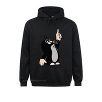Moterims Unisex Kirtiklio Rodyklė Juokingas Megztinis Camisas Hombre 3D Spausdintas Krtek Mažasis Kirtiklis Mielas Grafinis Puloveris su Gobtuvu L juoda
