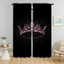 Kpop-Blackpinkes Langų Užuolaidos Kambariui 2 Skydų Pertvara Modernios Svetainės Užuolaidos Roletai Tifonas Miegamajam Virtuvei Blackout W50xH70cmx2pcs-CL