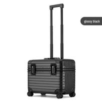 20 colių visiškai aliuminio magnio lydinio fotografijos vežimėlis su atlenkiamu dangčiu, horizontali fotoaparato dėžė, įlaipinimo lagaminas vyrams ir moterims 18 inches juoda
