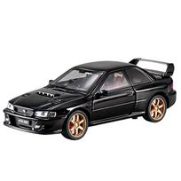 1/32 Subaru Impreza WRX STI Lydinio Sportinio Automobilio Modelis Diecasts Metalinis Lenktyninio Automobilio Transporto Priemonių Modelis Garsas Šviesa Simuliacija Vaikų Žaislas Dovana juoda