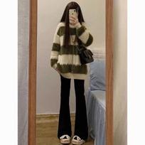 High-Waisted Retro Flared Jeans for Girls - Slim Fit Stretch Spring Trend XL