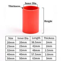 20 mm ~ 50 mm raudono PVC vamzdžio jungiamosios jungtys sodo drėkinimo 90° alkūnės tiesioginė jungtis akvariumo vamzdyno vandens tiekimo jungtis 20mm